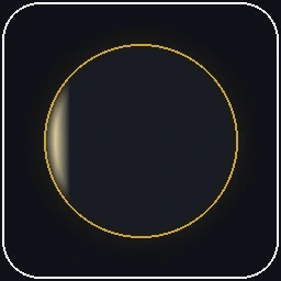 Moon phase illustration for Dwadashi